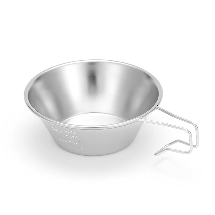 Amazon.co.jp: k-outdoor シェラカップ ステンレス キャンプ用